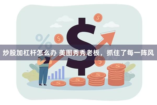 炒股加杠杆怎么办 美图秀秀老板，抓住了每一阵风