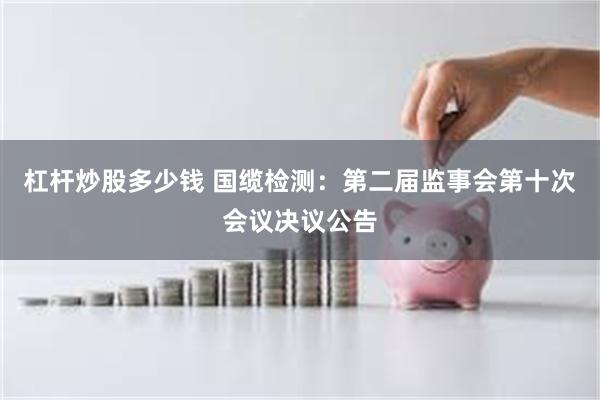 杠杆炒股多少钱 国缆检测：第二届监事会第十次会议决议公告